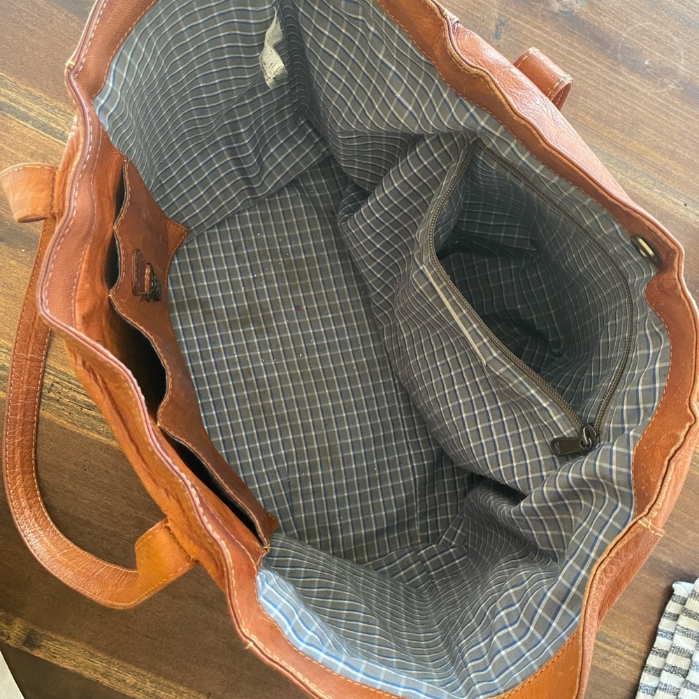 Noonday Collection Modern Leather Tote